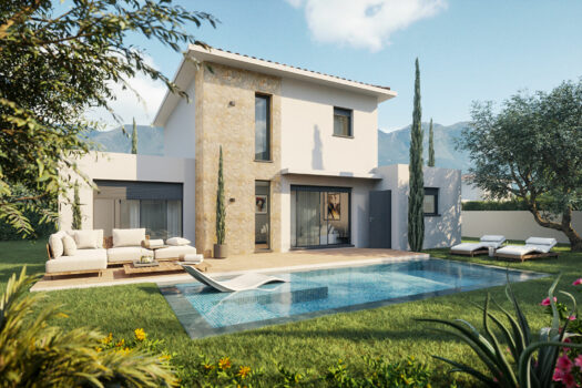 ALLAUCH – Villa T4 s/ 550m² jardin