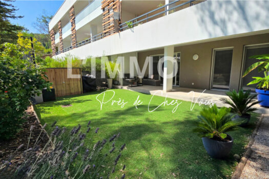 Appartement La Destrousse 3 pièces 58 m2 RDJ au calme Absolu