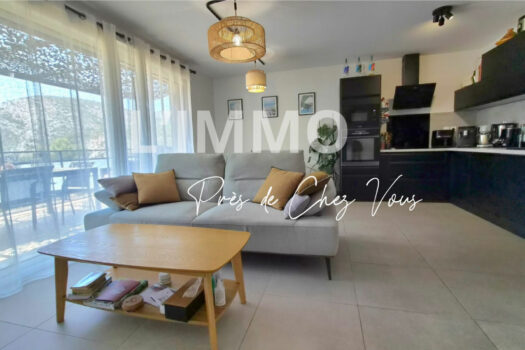 3 pièces récent avec terrasse et garage