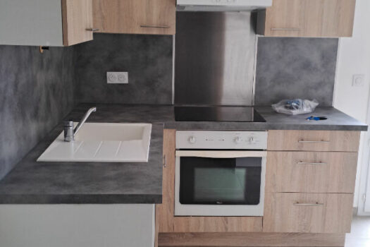 Dans petite copropriété , T2 RDC de 35m2