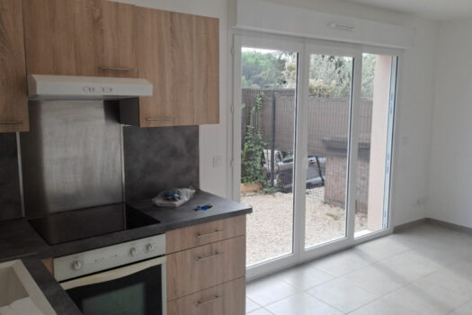 Dans petite copropriété , T2 RDC de 35m2
